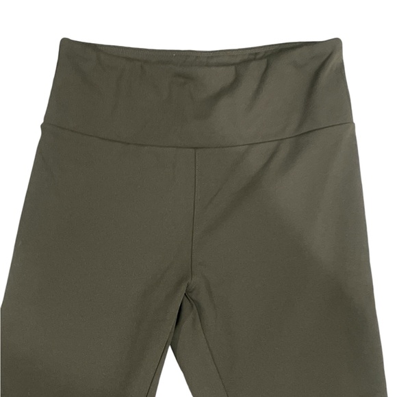 Halara High Waisted Ripped Solid Casual Leggings NWT, Color: Olive - Picture 5 of 8